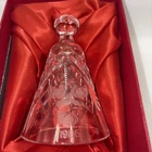 VINTAGE 1986  Waterford Crystal Bell  12 Days Of Christmas  3 French Hens Etched