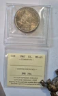 1967 Canada $1 Dollar FLYING GOOSE, ICCS MS 65 - 8278