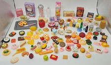 114 Piece Assorted Miniature Food and Beverage Toy Set