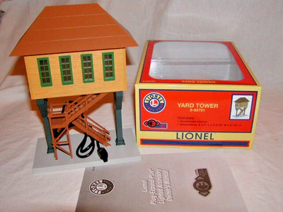 Lionel 6-83751 Yard Tower PEP Train Accessory O-27 MIB New Lighted Interior Seal