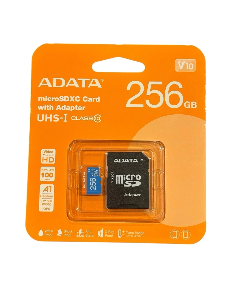 ADATA 256GB Premier microSDXC / SDHC UHS-I Class 10 Memory Card Memory Card - Image 2 of 4
