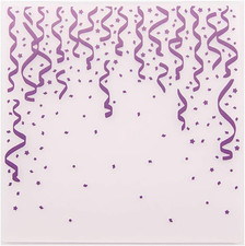 Fireworks Party Plastic Embossing Folders for Card Making Journaling and Scrapbo