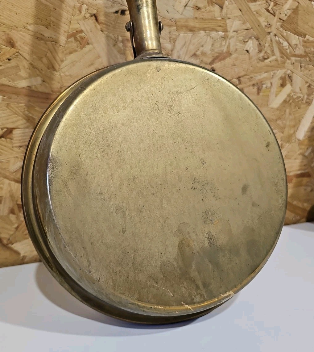 Antique Brass & Copper Victorian Bed Pan Warmer — image 7