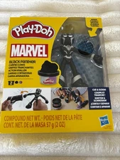 Play-Doh Marvel BLACK PANTHER Playset Bendy Action Figure NEW
