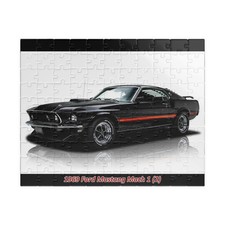 1969 Ford Mustang Mach 1 2 Jigsaw Puzzle 1969 Ford Mustang Mach 1 2 Jigsaw Puzzle