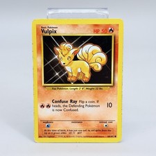 Pokémon Vulpix 68/102 BS Base Set Unlimited Vintage 1999 LP