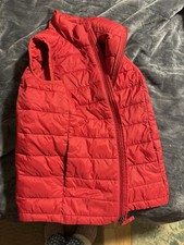 Amazon Essentials Kids Red Puffy Vest Size L Great Condition Pre-Owned