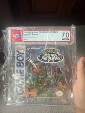 PSA 7.0 A- Teenage Mutant Ninja Turtles II: Back From The Sewers Game Boy NEW!