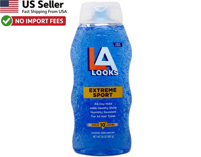 L.A. Looks Sport Activity Proof Power Gel Mega X-Treme Hold 20oz Bottle FROM USA