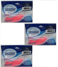 Fishbites 0088 E-Z Shrimp Pink Long Lasting Scent 1/2" x 13" Lot of 3