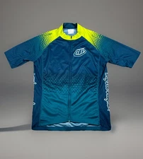 Troy Lee Designs Ace Riding Jersey Adult M Full Zip Sweat Wicking Reflective