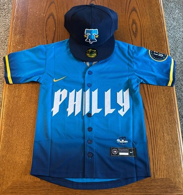NWT Youth Nike Alec Bohm Philadelphia Phillies City Connect Jersey Combo  Large