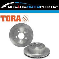 2 Front Disc Brake Rotors for Jeep Wrangler 6cyl 4.0L 1999-2007