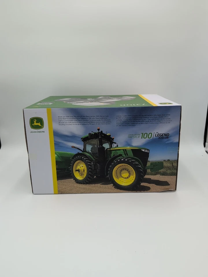 1/16 Ertl John Deere 7310R 100 Years Prestige Silver Ed. Tractor - Image 3 of 3