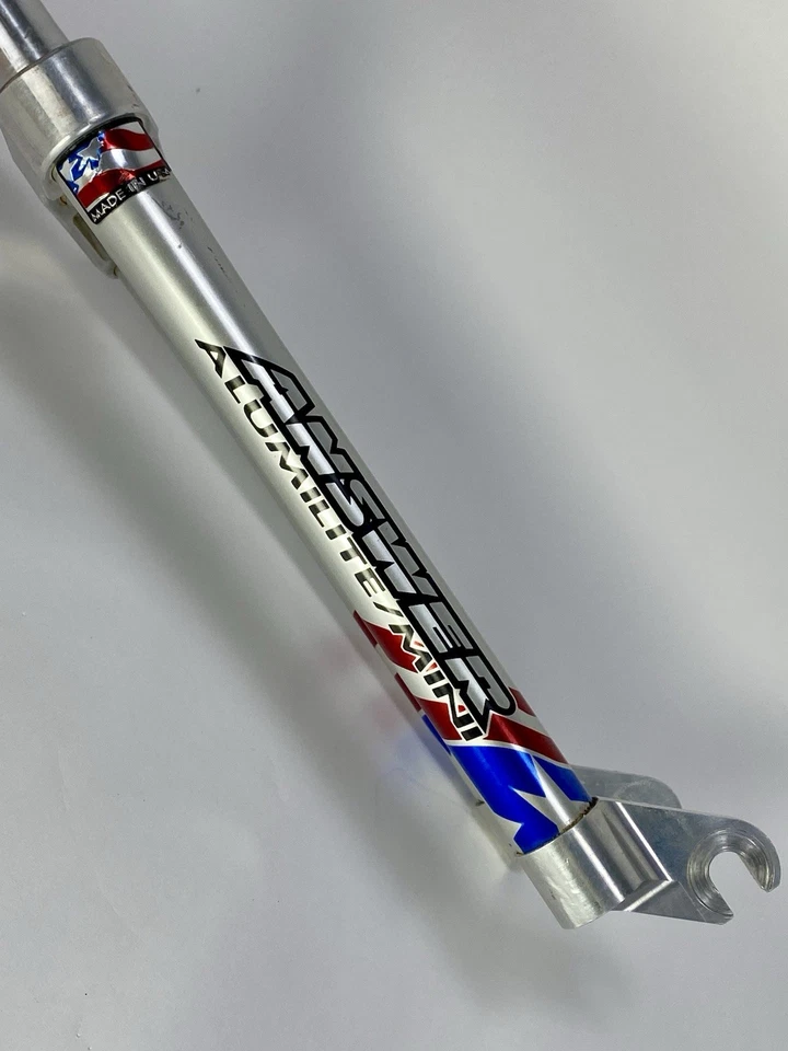 Answer BMX Racing Alumilite Mini Kids Fork Vintage 1” Threaded Easton USA Made - Image 2 of 4