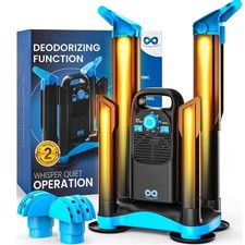Upgraded Boot Dryer for Work Boots with Ozone Deodorizer - Fast Drying Compact
