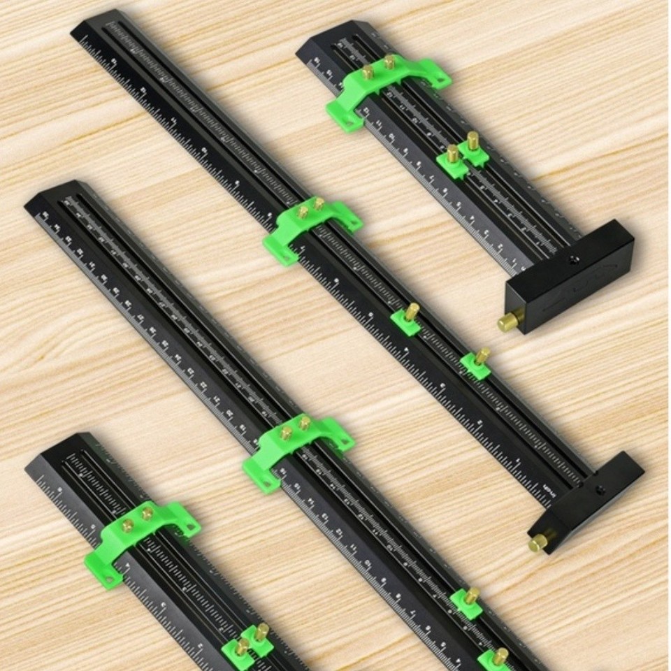 Woodworking for t Shaped Ruler with Adjustable Limit Blocks and Steel ...