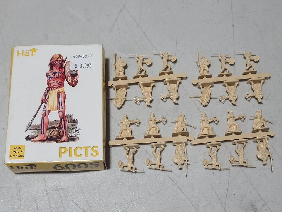 Nuevas figuras de soldados de juguete HaT escala 1/72 Picts 6005, Sajones 6006 y Francos 6607 Foto 3 de 4