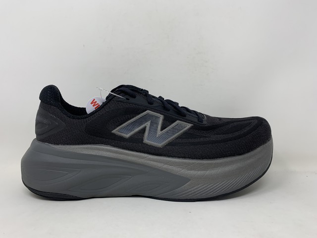 Men's New Balance Fresh Foam X More v6, Black/Castlerock/Black, 10