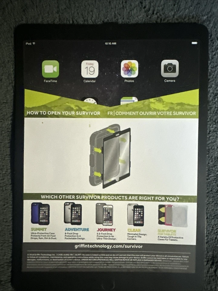 Griffin Survivor All Terrain For 9.7 Inch Ipad Pro & Ipad Air 2 Blue - Image 4 of 4