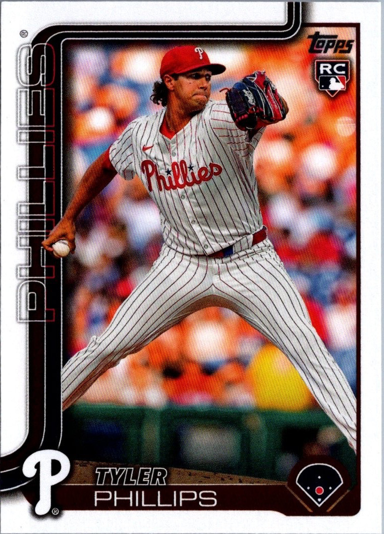 2025 Topps #293 Tyler Phillips RC Philadelphia Phillies