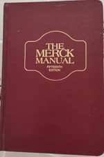The MERCK MANUAL Fifteenth Edition Hardcover Medical Reference Book 1987 "Mint"