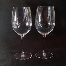 RIEDEL VERITAS CABERNET GLASSES, Lead Free Crystal, 9 1/4", 22 oz, AUSTRIA, 2PCS