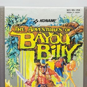 NES The Adventures of Bayou Billy Game With Case Nintendo