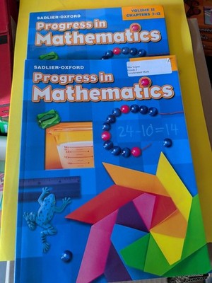 Progress In Mathematics Sadlier - Oxford Volume 1 & 2 Chapters 1-12