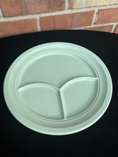 Dallas Ware Seafoam Divided Plate Vintage P-46 USA Made 9.5” Dallas TX