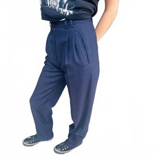    1980s Geiger Tyrol Wool High-Waisted Pleated Trousers