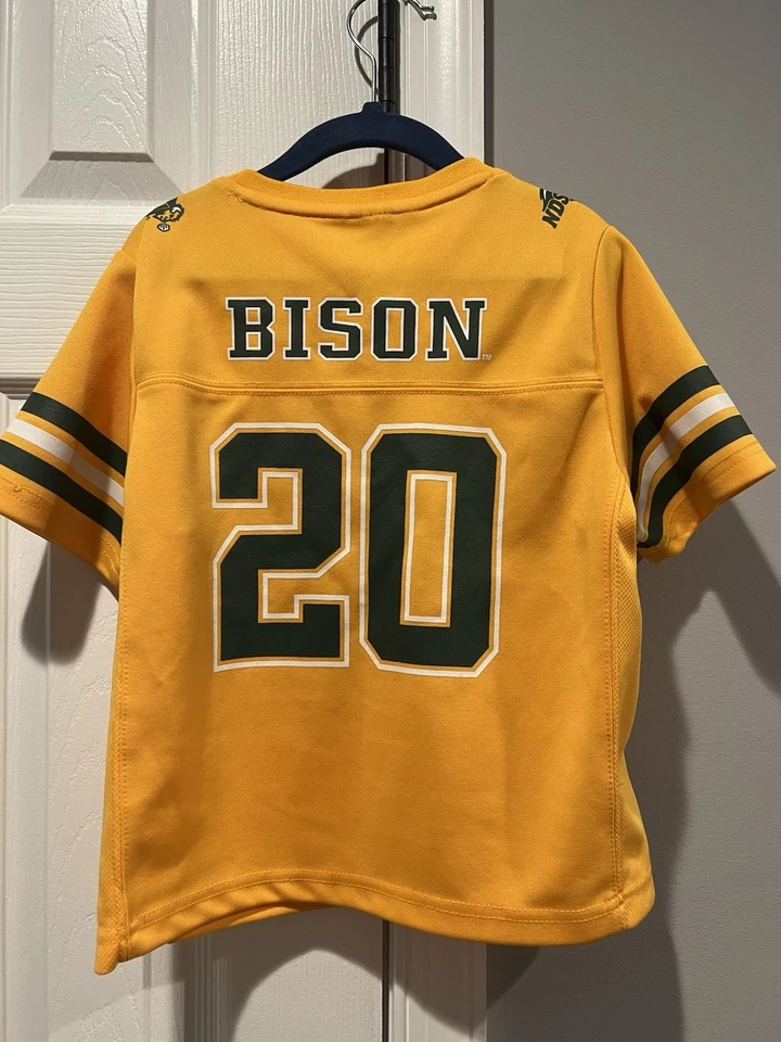 North Dakota State Bison Football Jersey Youth 3-4T (see measurement photos) - Image 2 of 4