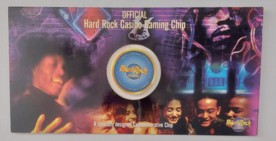 Offizieller Hard Rock Casino Manchester Opening Commemorative Gaming Chip 2002