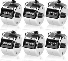 Lawei 6 Pack Hand Tally Counter 4-Digit Lap Counter Clicker Handheld Mechanic...