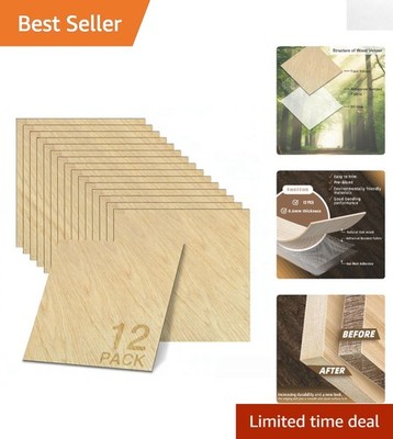 12 PCS Oak Veneer Edge Banding - Perfect 8x8'' Solution for Furniture Restoration
