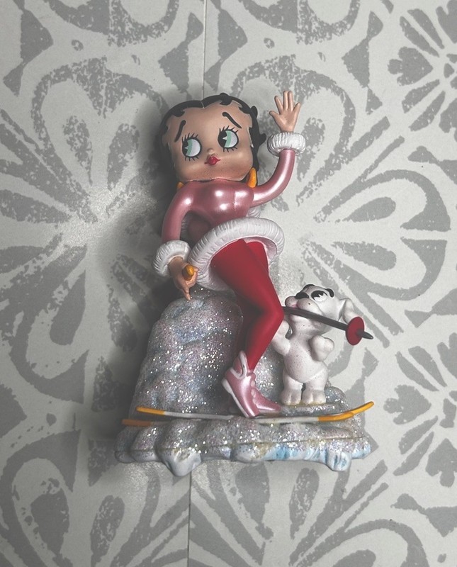 King Features Syndicate Betty Boop Musical Hanging Christmas Ornament 2004