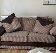 BROWN 3&2 Seater Sofa