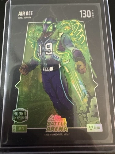 2026 Bo Jackson Battle Arena Air Ace Barttlefoil Glow #BF-74 “Ace Baileyâ€