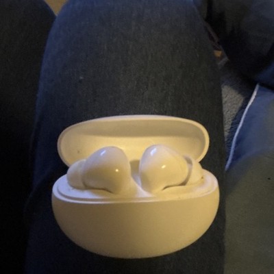 Wireless Bluetooth In-Ear Earbuds Double Earpieces with Charging Case White