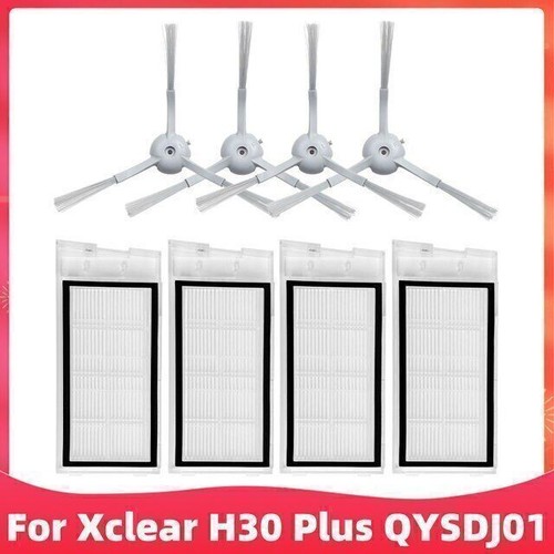 For Xclea H30 / H40 / PLUS Robot Vacuum Cleaner Sweeper Main Side Brushes Filter - Picture 6 of 40