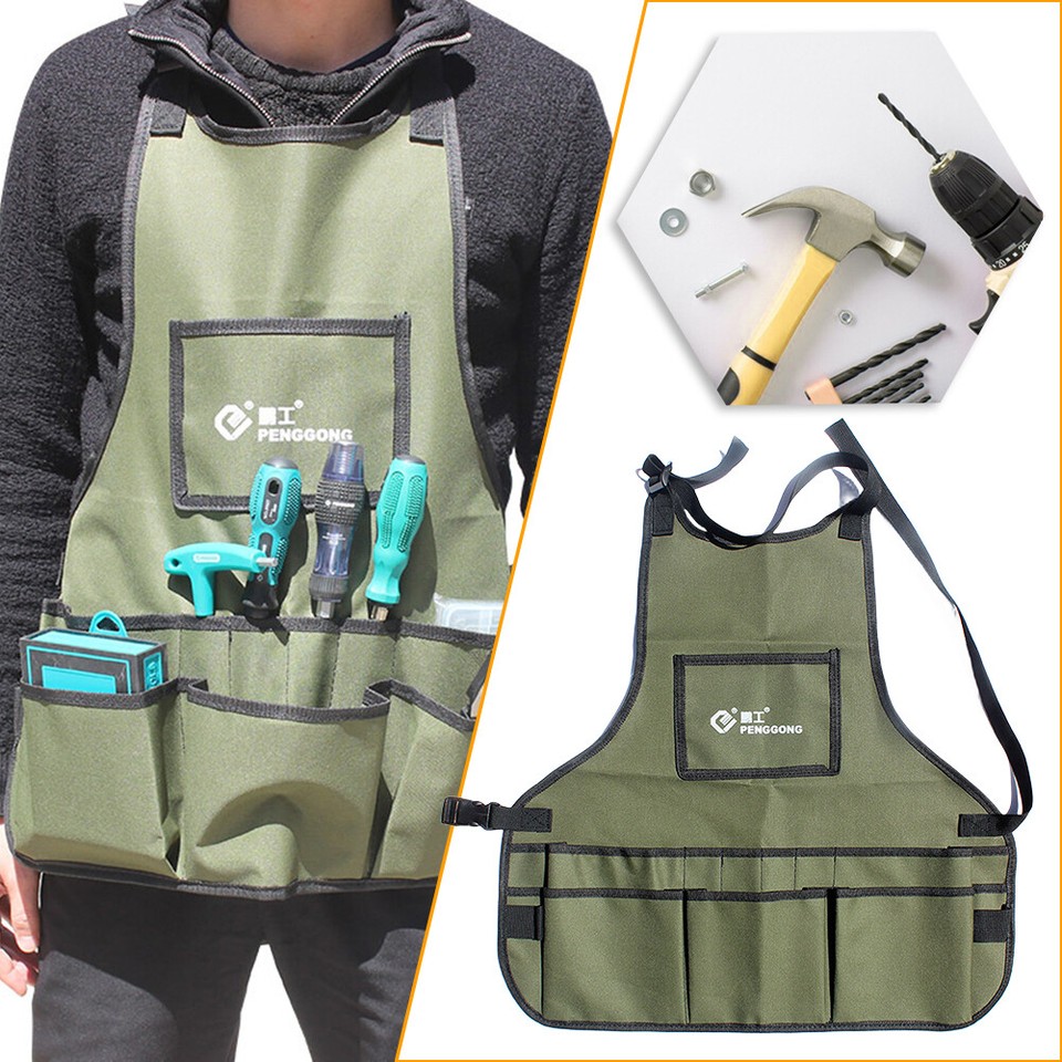 Multifunctional Tool Apron Oxford Cloth Waterproof Valentines Day Gifts