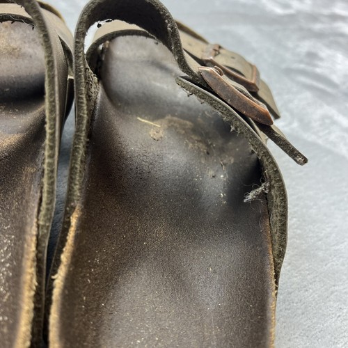 Birkenstock Arizona Sandalen Damen Größe 36 * grau Riemen Schnalle Schuhe - Bild 8 von 10