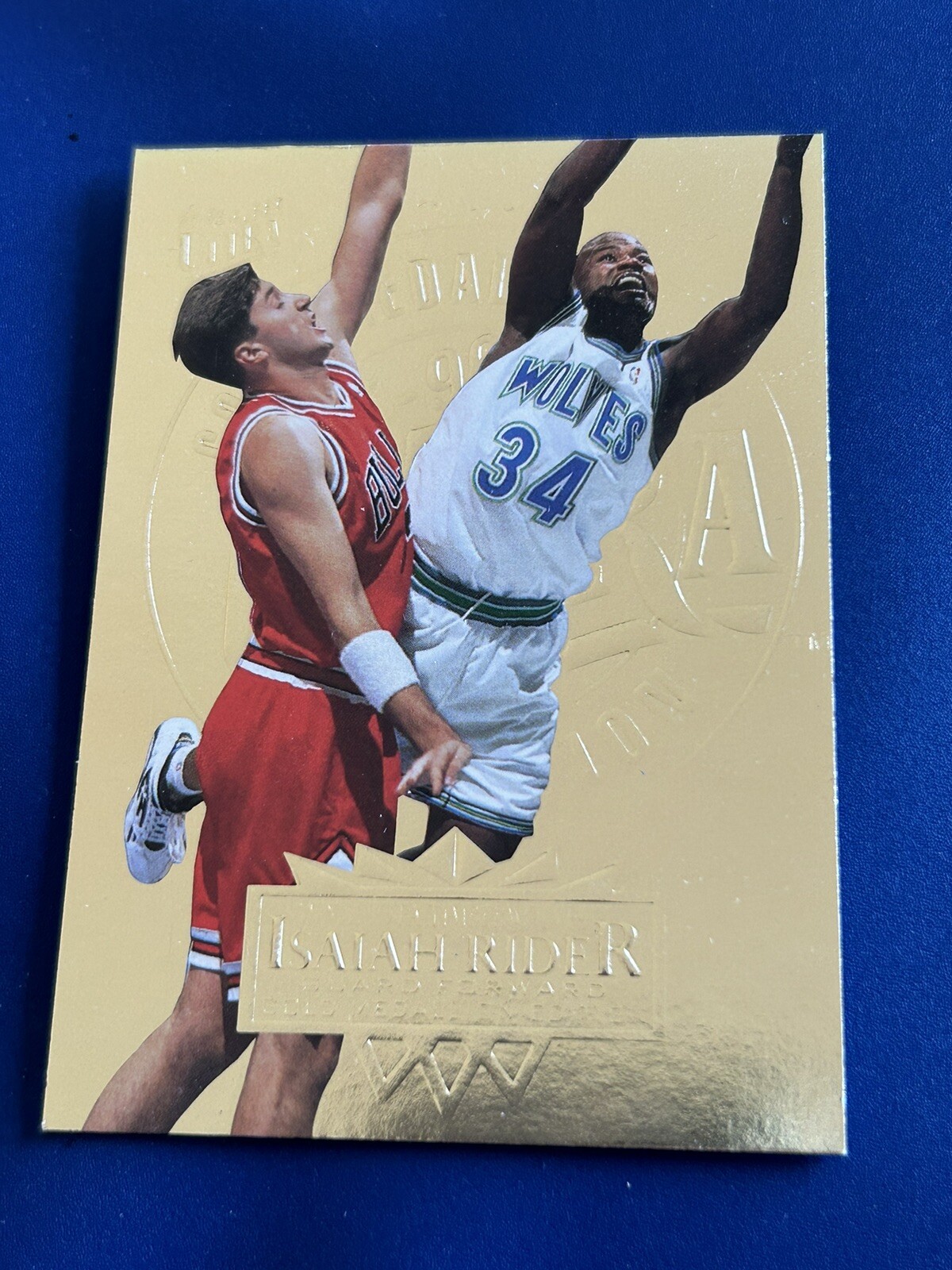 1995-96 Isaiah Rider Fleer Ultra Gold Medallion #108 Basketball Minnesota