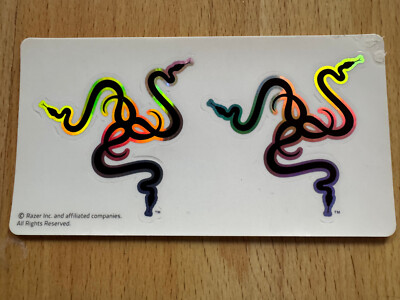 NEU | RAZER Chroma RGB Aufkleber | Sticker | Etiketten, Hologramm / RGB-Effekt