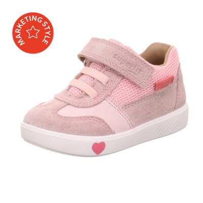 Superfit Halbschuhe SUPIES  rosa Velour  WMS Neu 2025 1-000781-5500