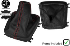 ROT FADEN LEDER HANDBUCH SCHALTSACK+KUNSTSTOFFRAHME F?R VOLVO XC90 2002-2014