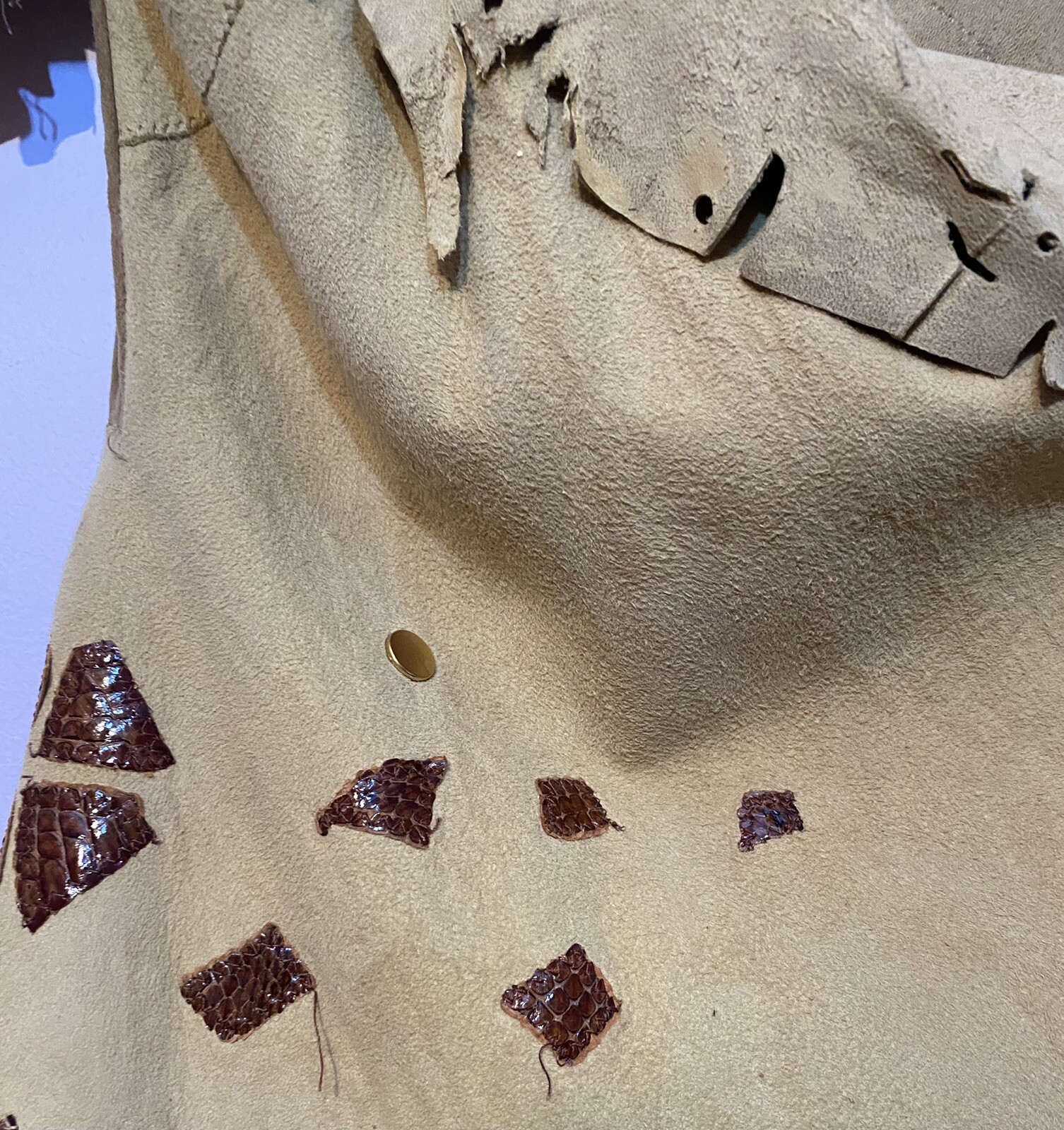 Patchwork Real Suede Pixie Fairy Jacket  Vintage … - image 5