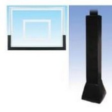 First Team Basketball Padding Package with 72in Backboard Pad and Pole and Gu...