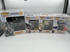 Funko Overwatch MERCY Cobalt #304,Soldier 76 #346, Mei #183, Reinhardt #178 Lot