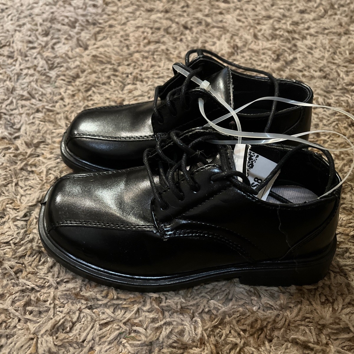 Deer Stags Gabe Lace-Up Dress Comfort Black Shoe (Toddler/Little Kid Size 